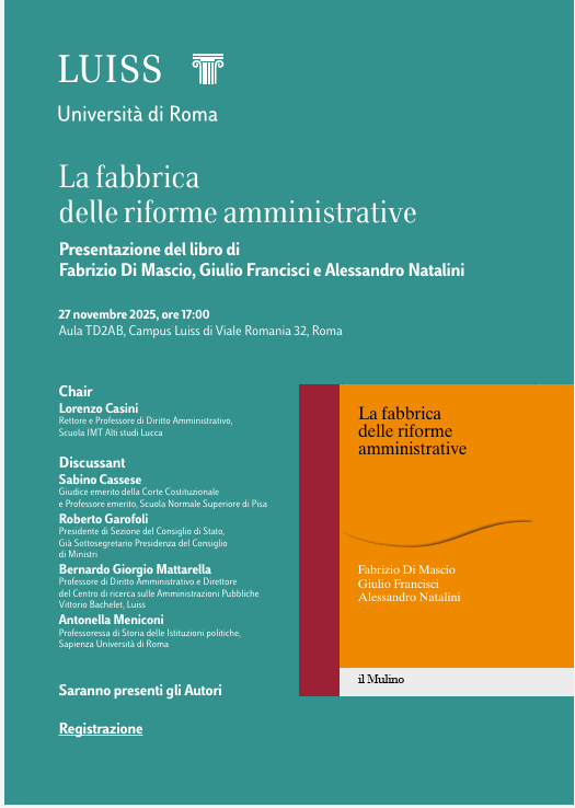 La fabbrica delle riforme amministrative